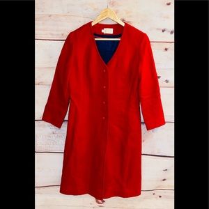 PENDLETON Wool Coat Red sz 12